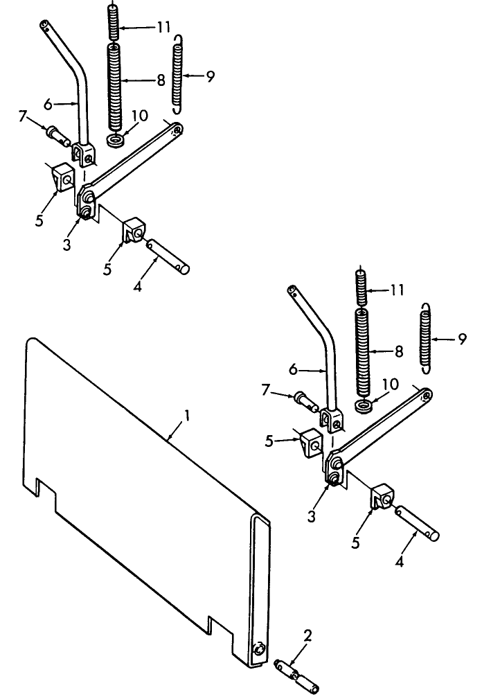 02B01 MOUNTING PLATE ASSEMBLY
