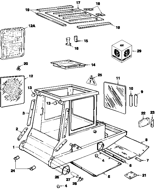 001 FRAME & RELATED PARTS