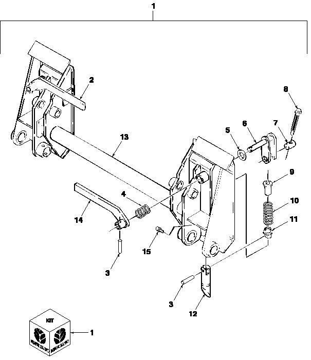 014A MOUNTING PLATE, FOR NEW-GENERATION ATTACHMENTS