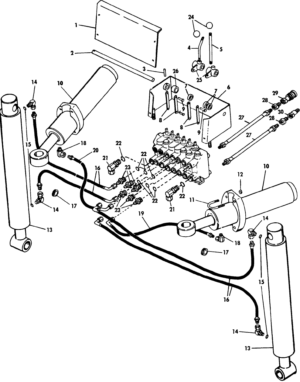 092 STABILIZER AND SWING HYDRAULIC GROUP