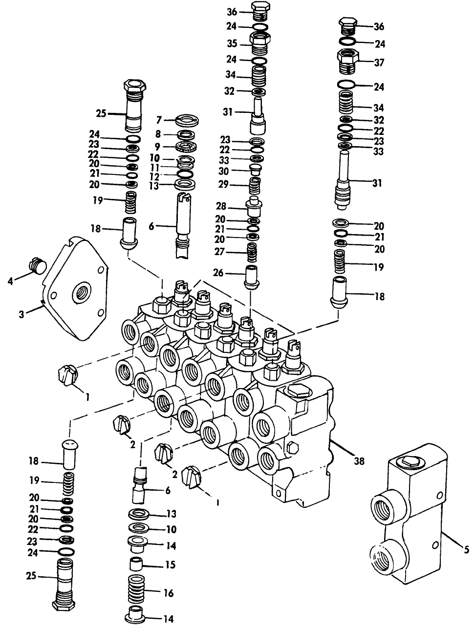 098 HYDRAULIC VALVE ASSEMBLY, LB-11