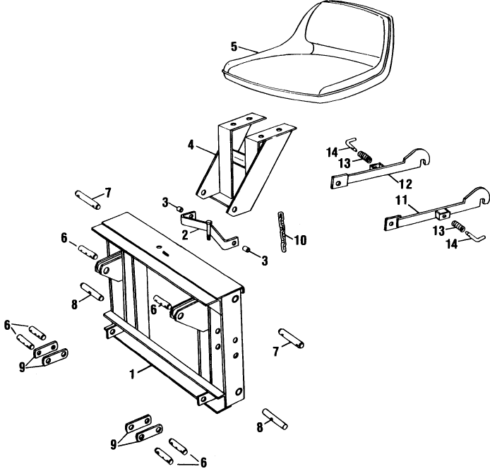 095 LB-11 BACKHOE MOUNTING