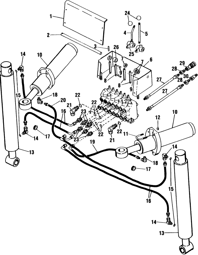 099 LB-11 STABILIZER & SWING CYLINDER HYDRAULICS