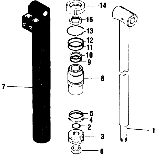 102 LB-11 BUCKET CYLINDER