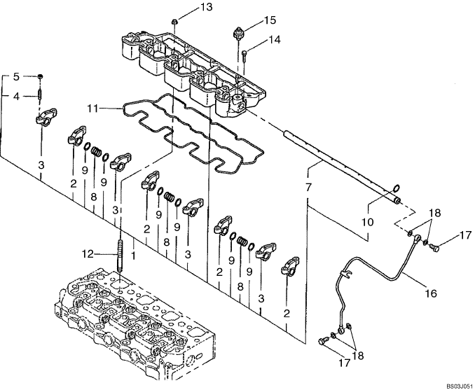 01.06.03 ROCKER ARMS, TIER 2 ENGINE