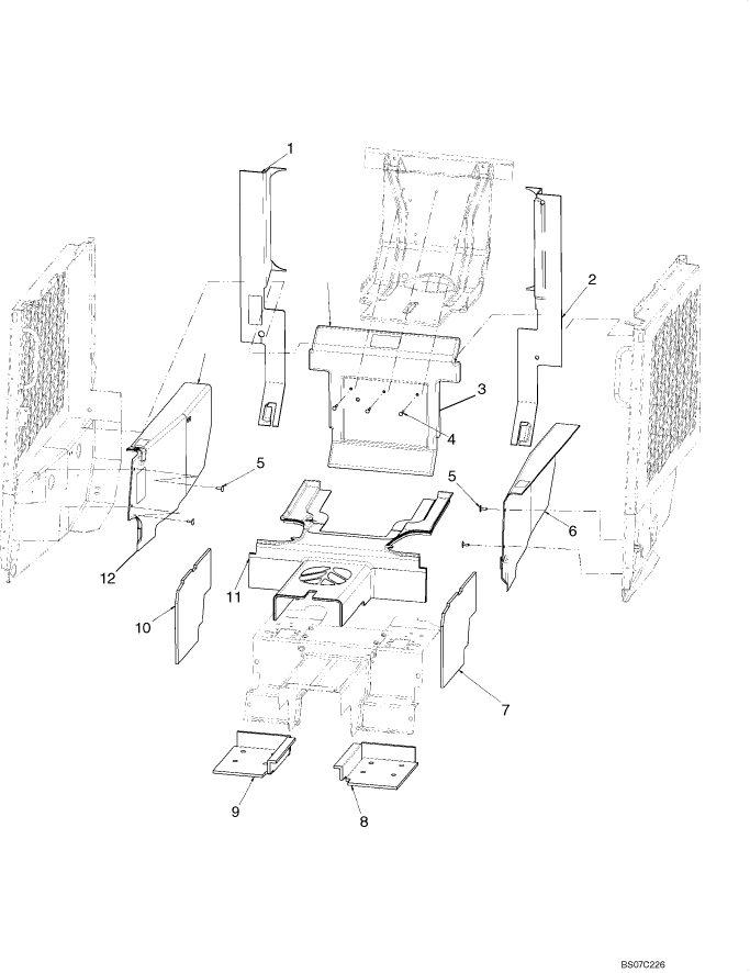 10.01.05 CAB - INTERIOR TRIM, PILOT CONTROLS