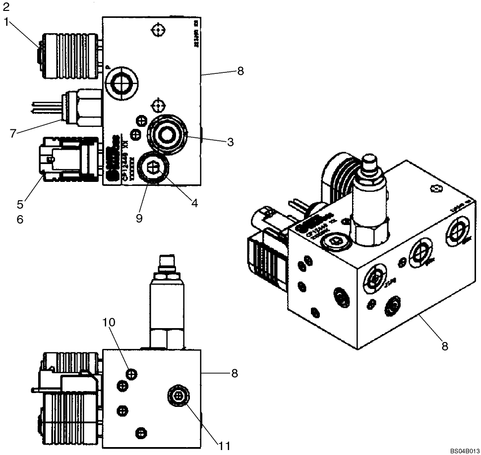 03.05.04 HYDROSTATICS - TWO SPEED, VALVE ASSY