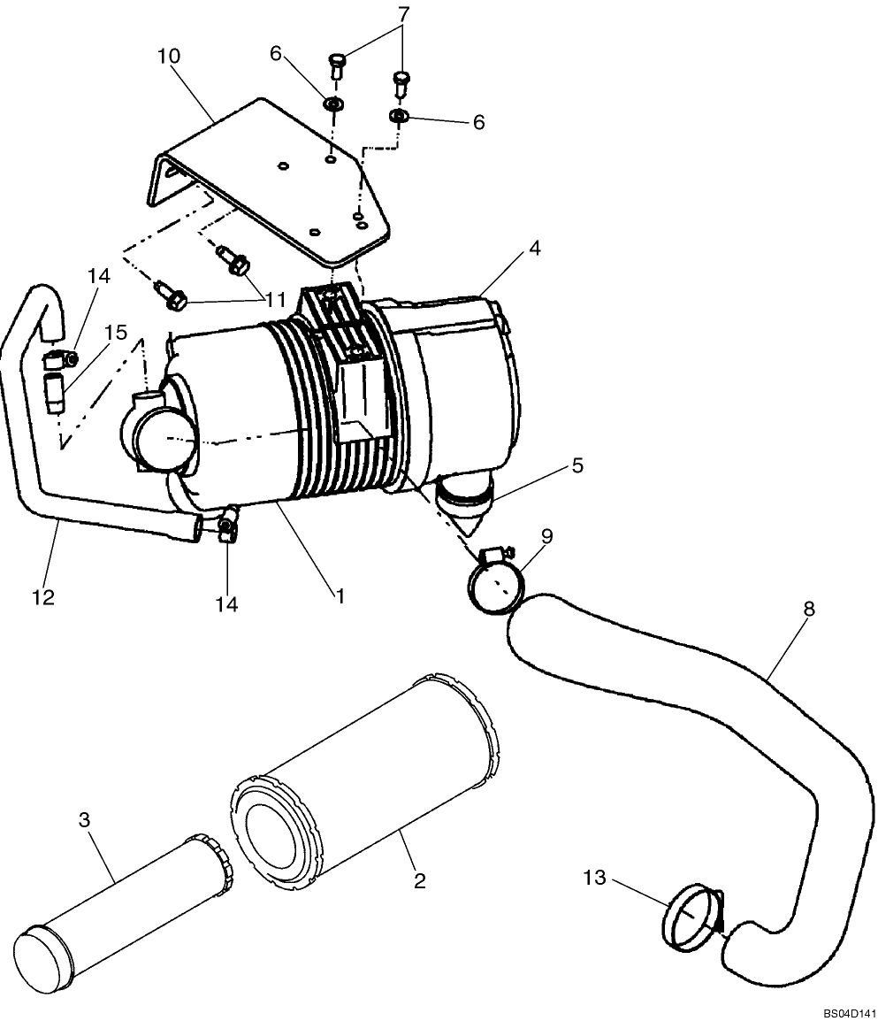 02-04 AIR CLEANER - ENGINE