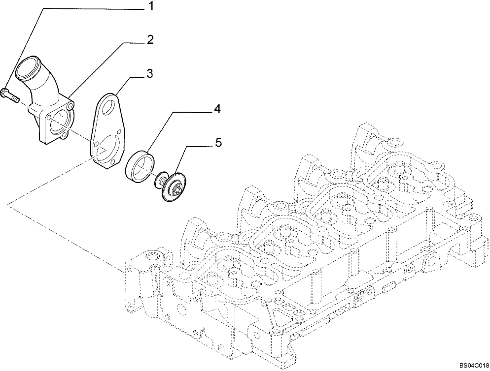 02-33 THERMOSTAT - ENGINE COOLING SYSTEM