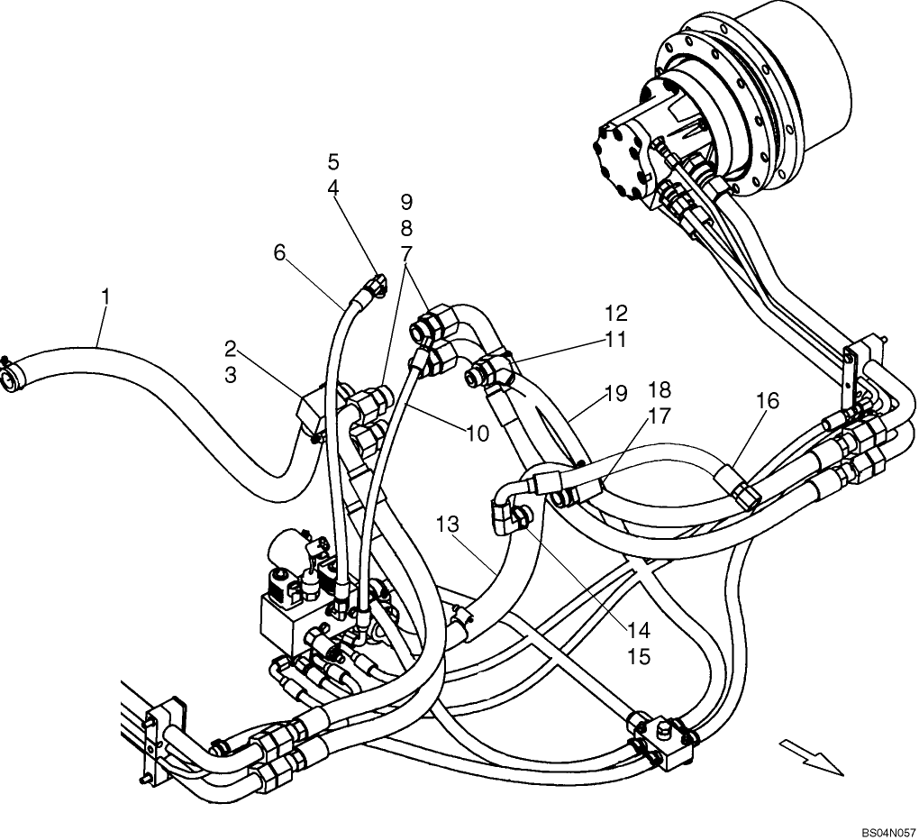 06-02A HYDROSTATICS - TANDEM PUMP (LT190.B)