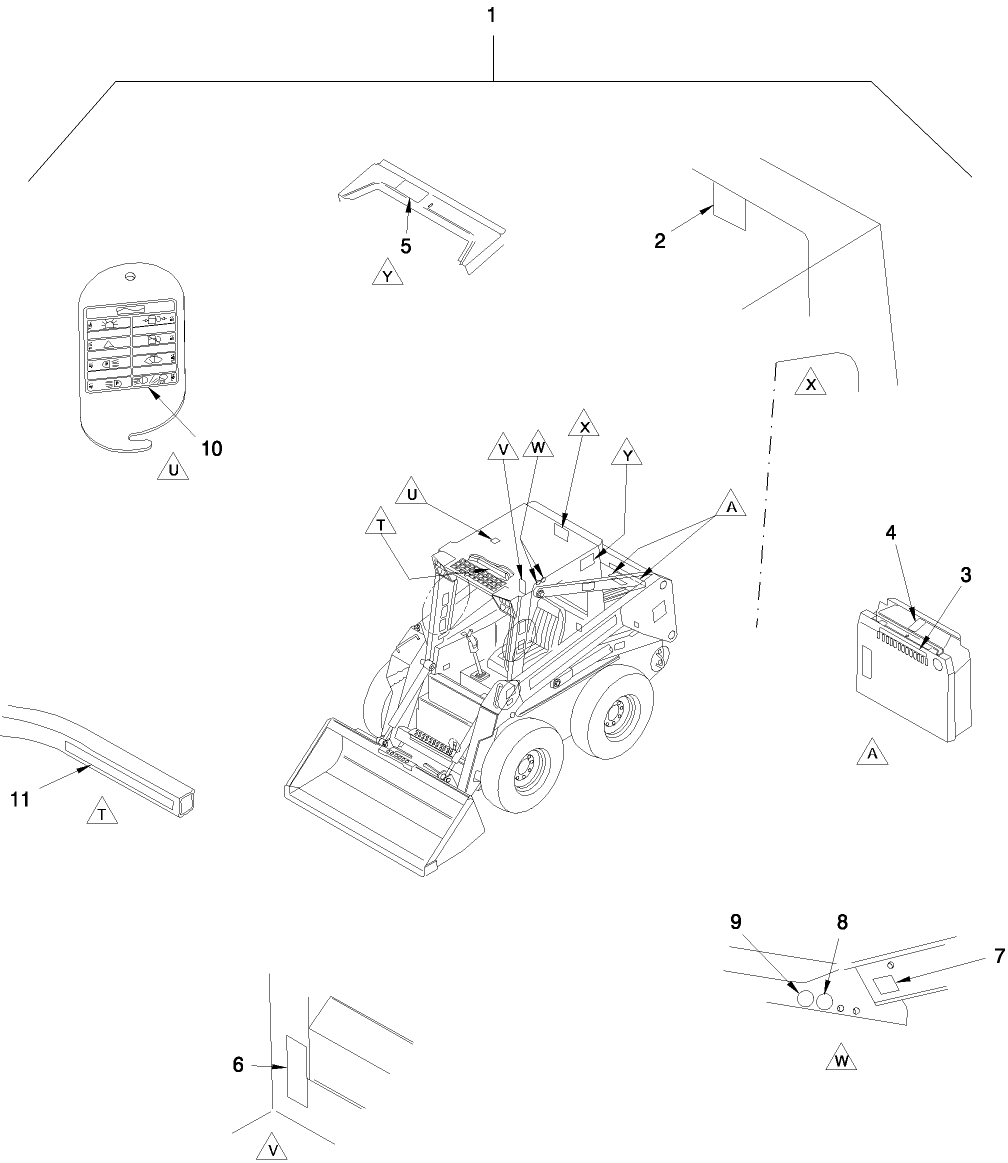 08B02 DECAL SET, EUROPE & FIAT HITACHI & FIATALLIS