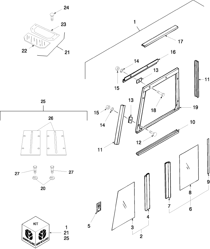 01F01 FLOOR PLATE & WINDOW KITS