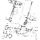 03B03 STEERING GEAR ASSY. - 4600 W/MANUAL STEERING, 535 W/POWER STEERING 75/ 2600, 3600, 4100, 233, 333-W/MANUAL