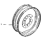 81.18 WHEELS, FRONT, 5.50F-18