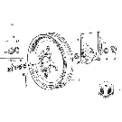 01A03 FRONT WHEEL ASSEMBLY - 6600, 5600 , 5700 , 6700 , 7600 , 7700