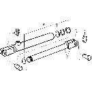 17C02 HYDRAULIC REMOTE CONTROL CYLINDER ASSY. (ACCESSORY) U.S.