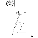 1.89.6/ 5A (VAR.922) THREE POINT HITCH W/QUICK ATTACH ENDS BREAKDOWN (82007617)