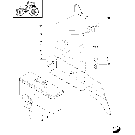 1.90.5/02 (VAR.075-076) FITTING FOR LOADER  - SUPPORT AND TOOLBOX