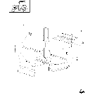 1.74.1/01 (VAR.838-839) FRONT PTO LIFT - BATTERY MOUNTING