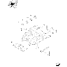1.81.9(01) (VAR.502-558) FRONT POWER TAKE-OFF AND LIFT - AXLE SUPPORT
