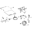 018 ENGINE MOUNT GROUP, THD AND VHD ENGINES, 2 AND 4 CYLINDERS, MODEL 271