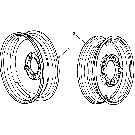 030 TIRE & WHEEL (1969/1972) - 14-365,14-366,14-367,14-368,14-393,14-394