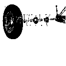038 WHEEL & AXLE ASSEMBLY - 16-46,16-47,16-48,16-49,16-53,16-74,16-75,16-82,16-83,16-98,16-99,16-100,16-101