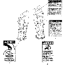 113.01 THREE PART CHUTE DECALS - 715345006