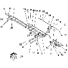 500 MALE QUICK HITCH & SUBFRAME - 715423026