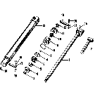 007A CYLINDERS, BUCKET & LIFT, 19-335,19-377 - 725 LOADER