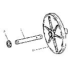 068 TRANSPORT WHEEL & DECAL SET - 890E2, 890EN2