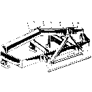 016 FRAME ASSEMBLY, BUSH & BOG, LIFT TYPE - 11-221,11-222,11-223