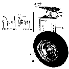 021 GAUGE WHEEL ATTACHMENT, MOUNTED PLOW - 10-571