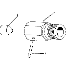 009 HYDRAULIC CHECK VALVE, 1051 THREE BALE WIDE