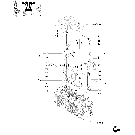 394/ 1(03) 4 LEVER BACKHOE CONTROLS, LOWER TIE-ROD ASSEMBLY (CENTER PIVOT)