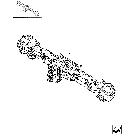 04.40.0(01) STEERING CYLINDER, FRONT AXLE - POWERSHUTTLE