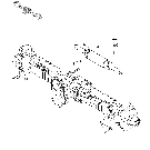 04.40.0(03) STEERING CYLINDER, FRONT AXLE - POWERSHUTTLE