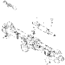 04.40.0(04) STEERING CYLINDER, FRONT AXLE - POWERSHUTTLE