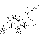007 RIGHT SIDE CONTROL ARMS, PAWLS & RACHET WHEEL, 200 & 202
