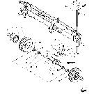 01.124.1 BEAM, RIGHT INNER WING CASTER AND TIRES