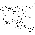 02-03 EXHAUST SYSTEM; BSN L185 NA 1 SPD N8M465249, 2 SPD N8M465247, EU N8M467462; C185 N8M472597