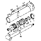 072 BOOM, CROWN AND BUCKET CYLINDER, USED ON AND ASN 192228, & S/N 192344