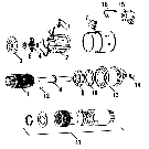 127 WISCONSIN V-465D ENGINE, PRESTOLITE STARTING MOTOR