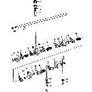 065 ROCKER SHAFT, PERKINS 4.203.2 DIESEL ENGINE